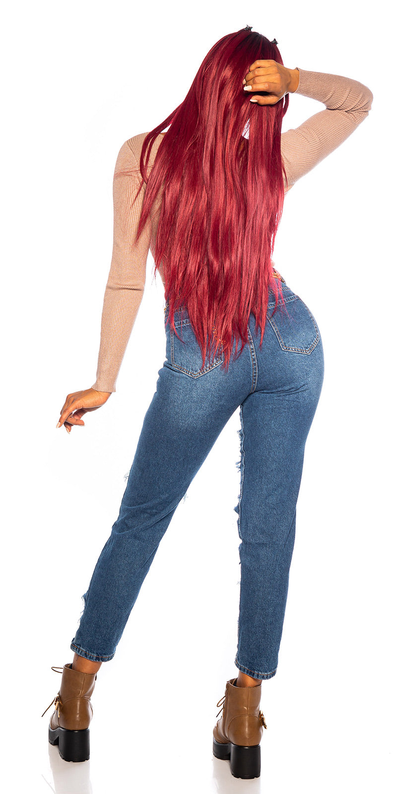 Sexy Mom Jeans Mega Used Look