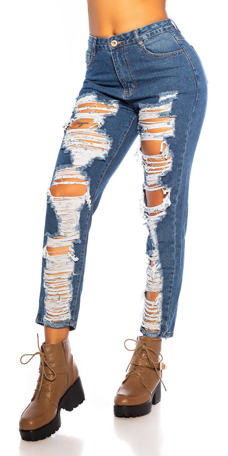 Sexy Mom Jeans Mega Used Look