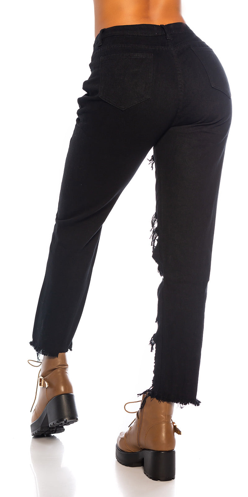 Sexy Casual Jeans Mom Fit/ Used Look