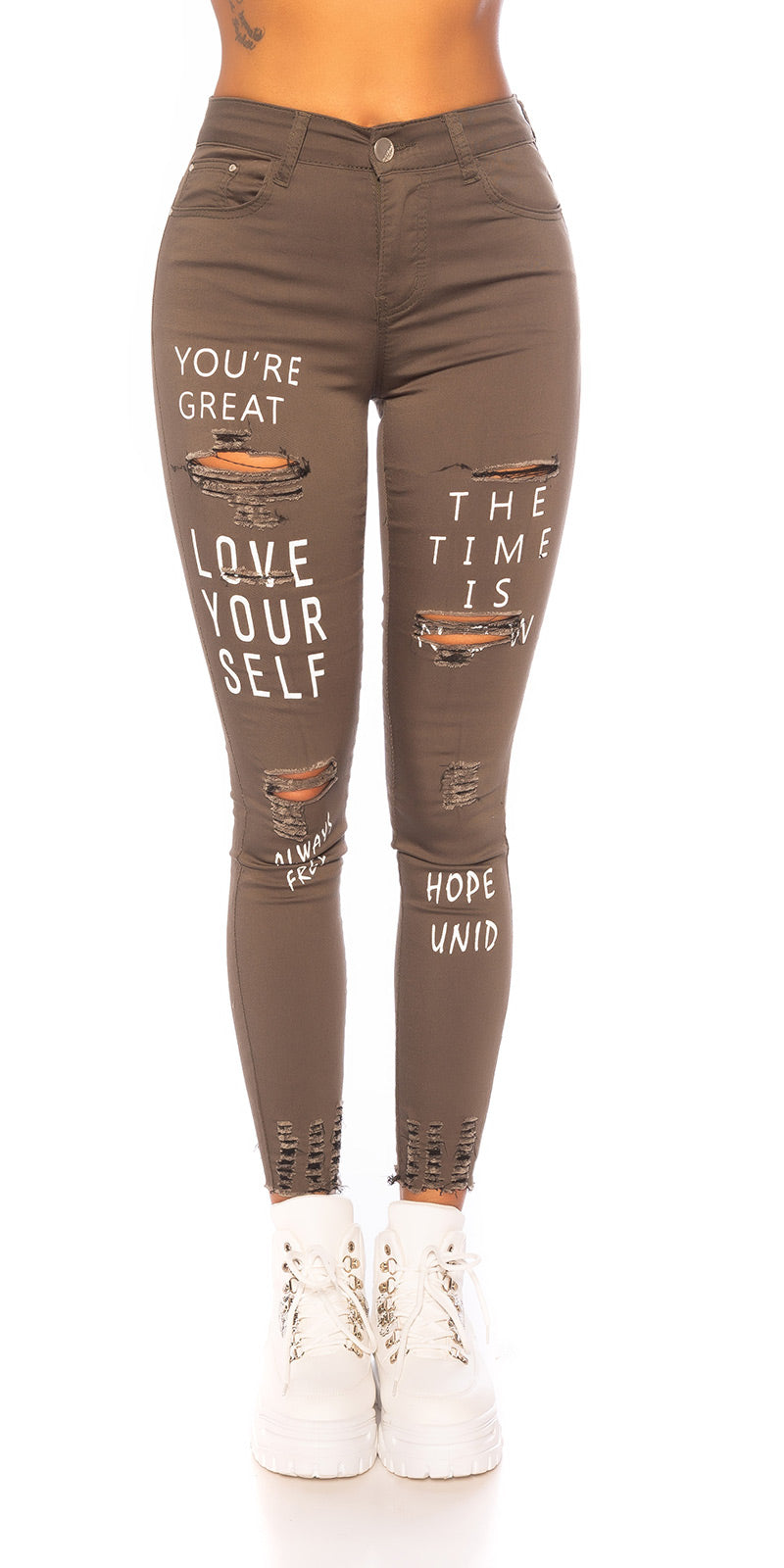 Sexy Skinny LOVE YOURSELF Jeans