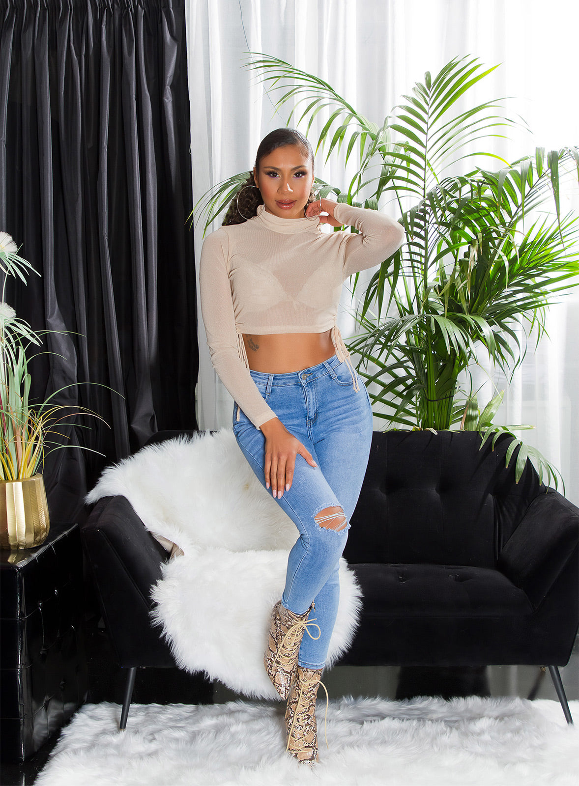 Seksowne jeansy w stylu basic must have