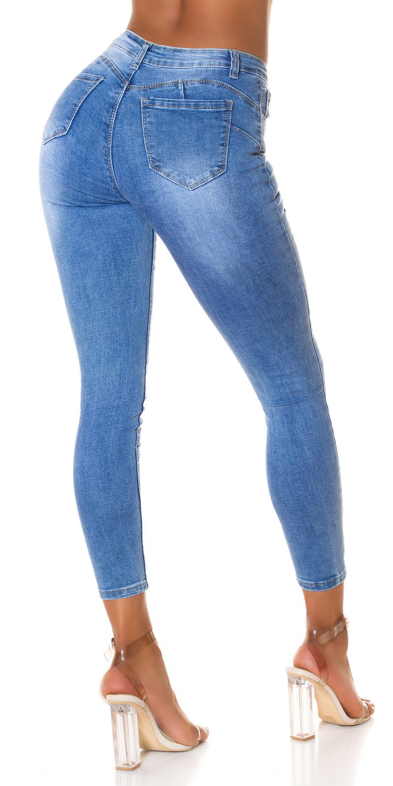Seksowny wygląd jeansów push up