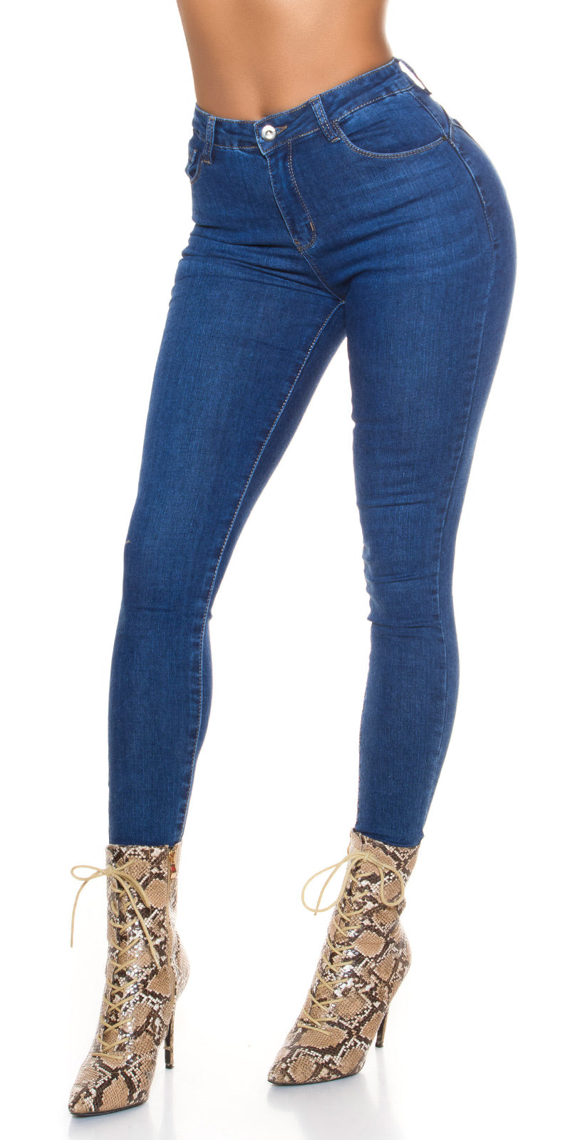 Seksowne jeansy skinny push-up