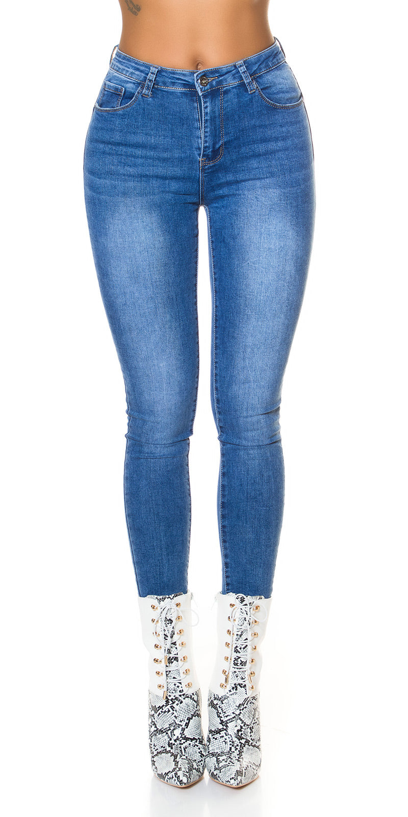 Seksowne klasyczne dżinsy slim fit