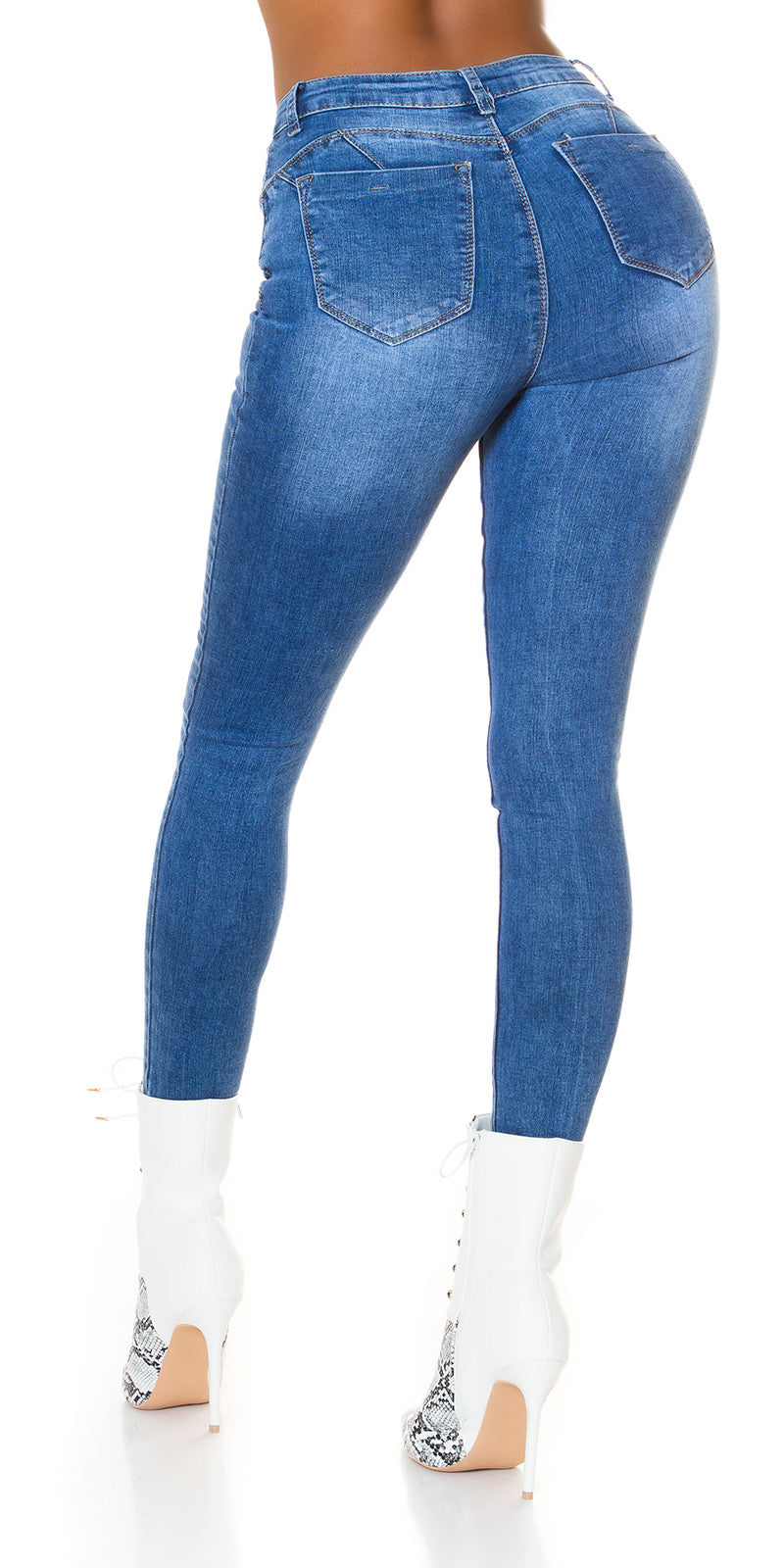 Seksowne klasyczne dżinsy slim fit