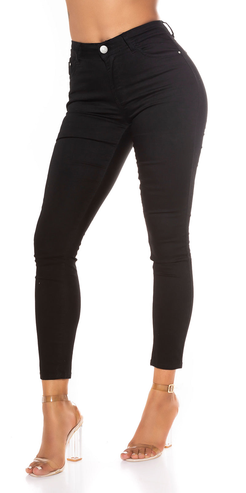 Seksowne "idealnie czarne" jeansy Skinnyjeans Basic