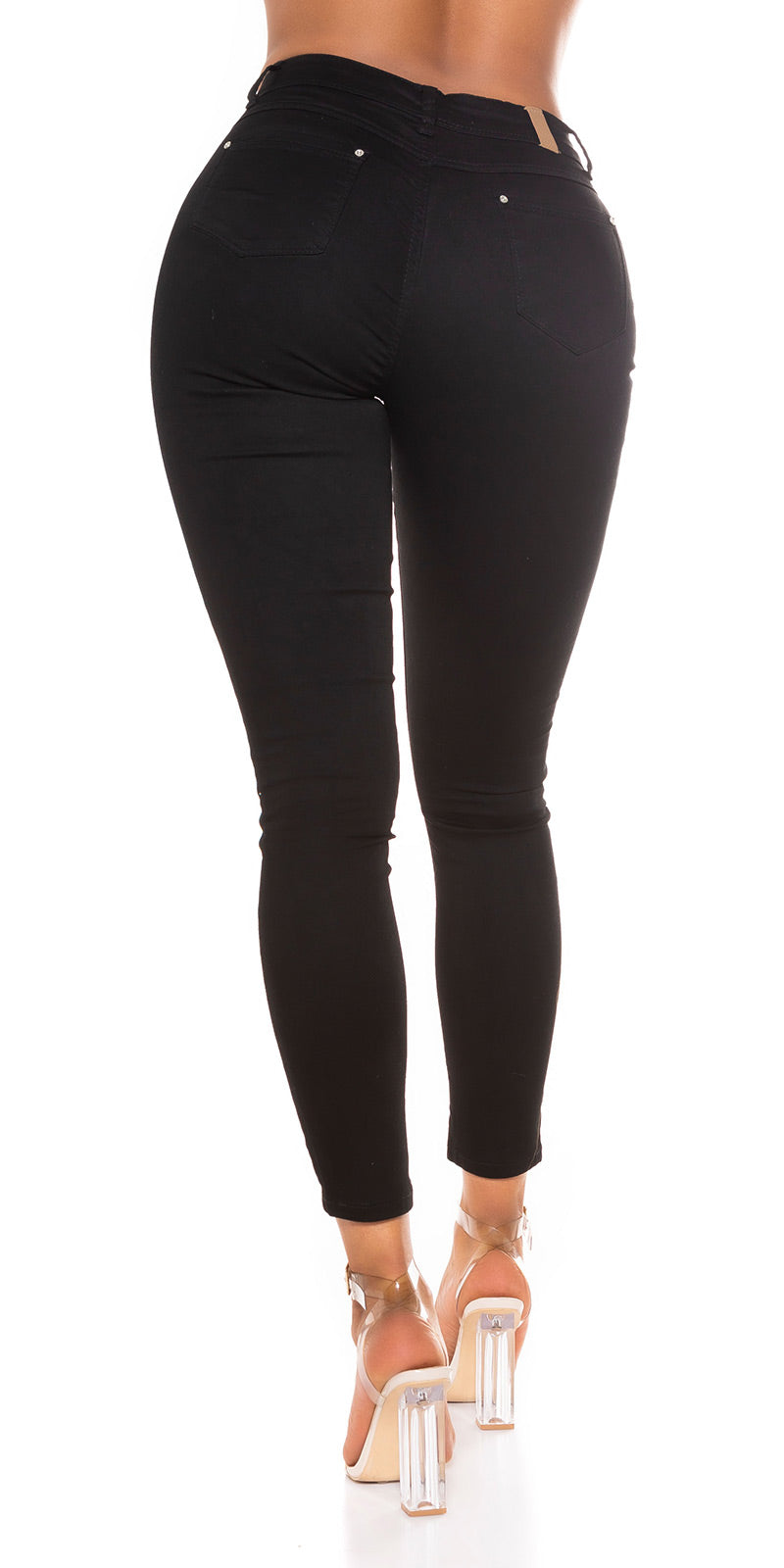 Seksowne "idealnie czarne" jeansy Skinnyjeans Basic