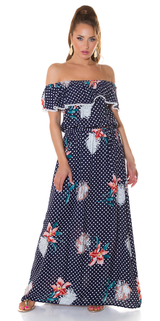 Modna sukienka Latina Maxidress z nadrukiem