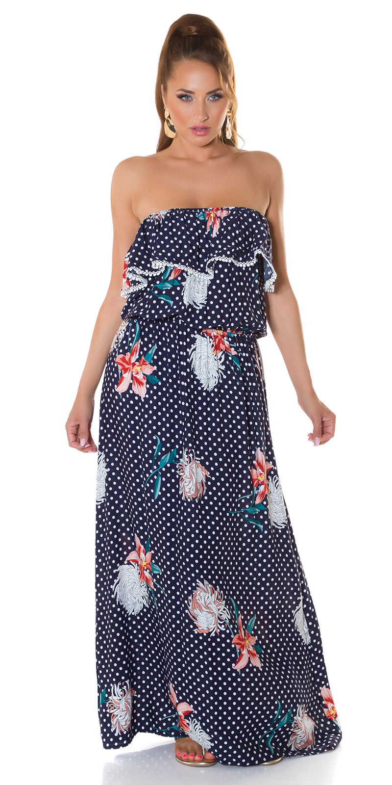 Modna sukienka Latina Maxidress z nadrukiem