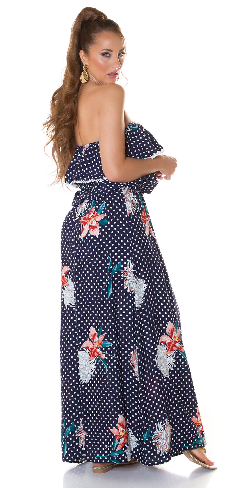 Modna sukienka Latina Maxidress z nadrukiem