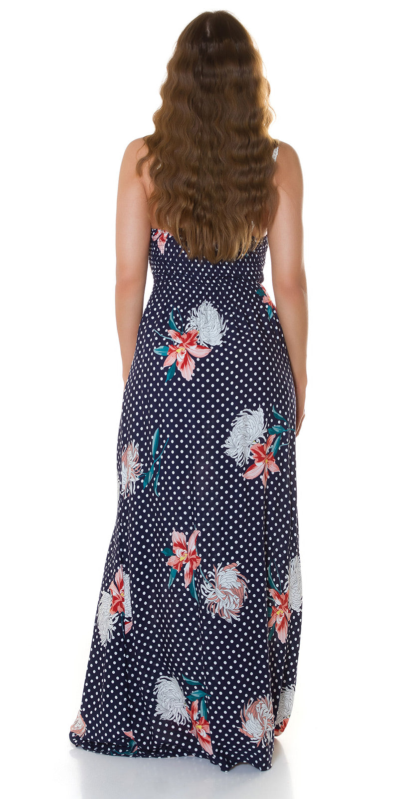 Seksowna sukienka Boho Maxidress z haftem