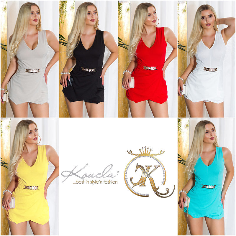 Seksowne szorty V-Sut Playsuit bez pleców