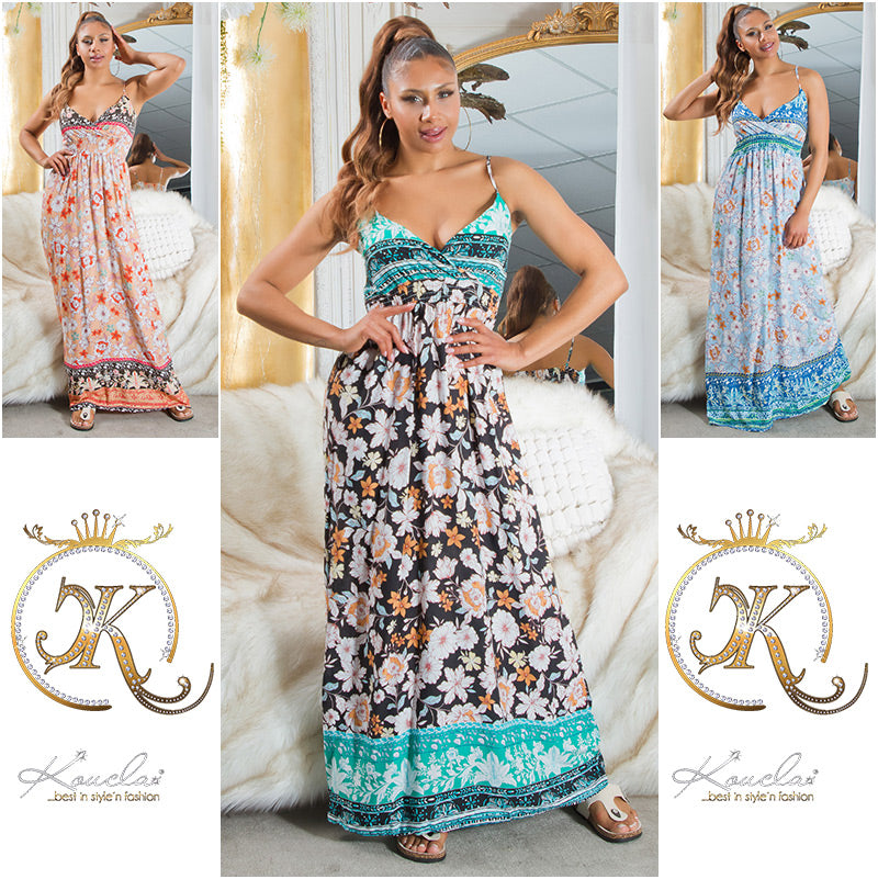 Modna sukienka maxi w stylu boho
