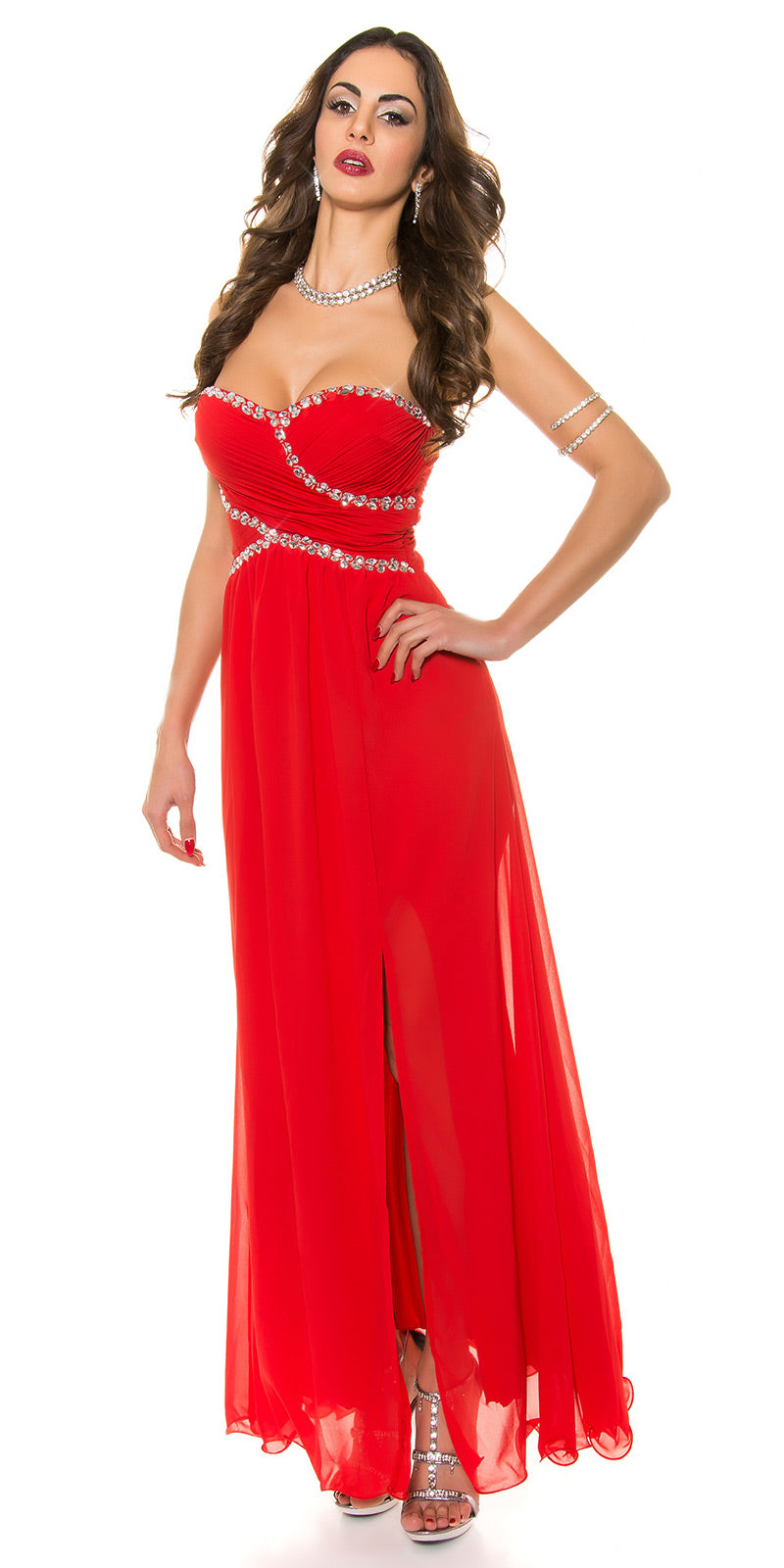 Red-Carpet-Look! seksowna wieczorowa suknia bogini