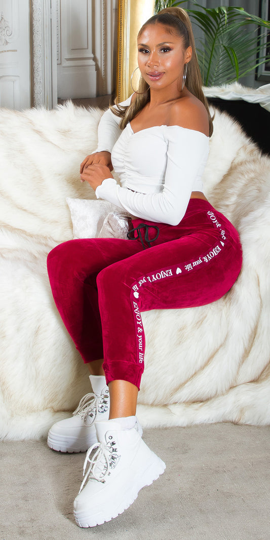 Seksowna bielizna nocna Jogger Plush Look "Enjoy"