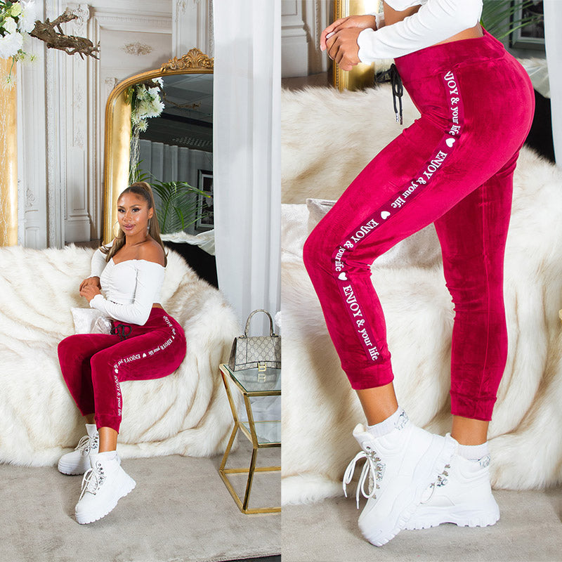 Seksowna bielizna nocna Jogger Plush Look "Enjoy"