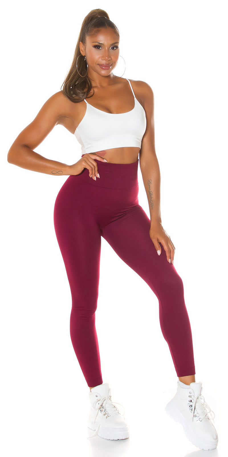 Seksowne legginsy z wysokim stanem "Seamless"