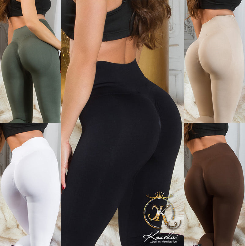 Seksowne legginsy fitness z wysokim stanem "perfect Scrunch"