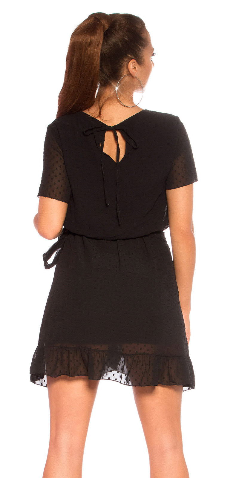 Seksowna mini sukienka Wrap Look