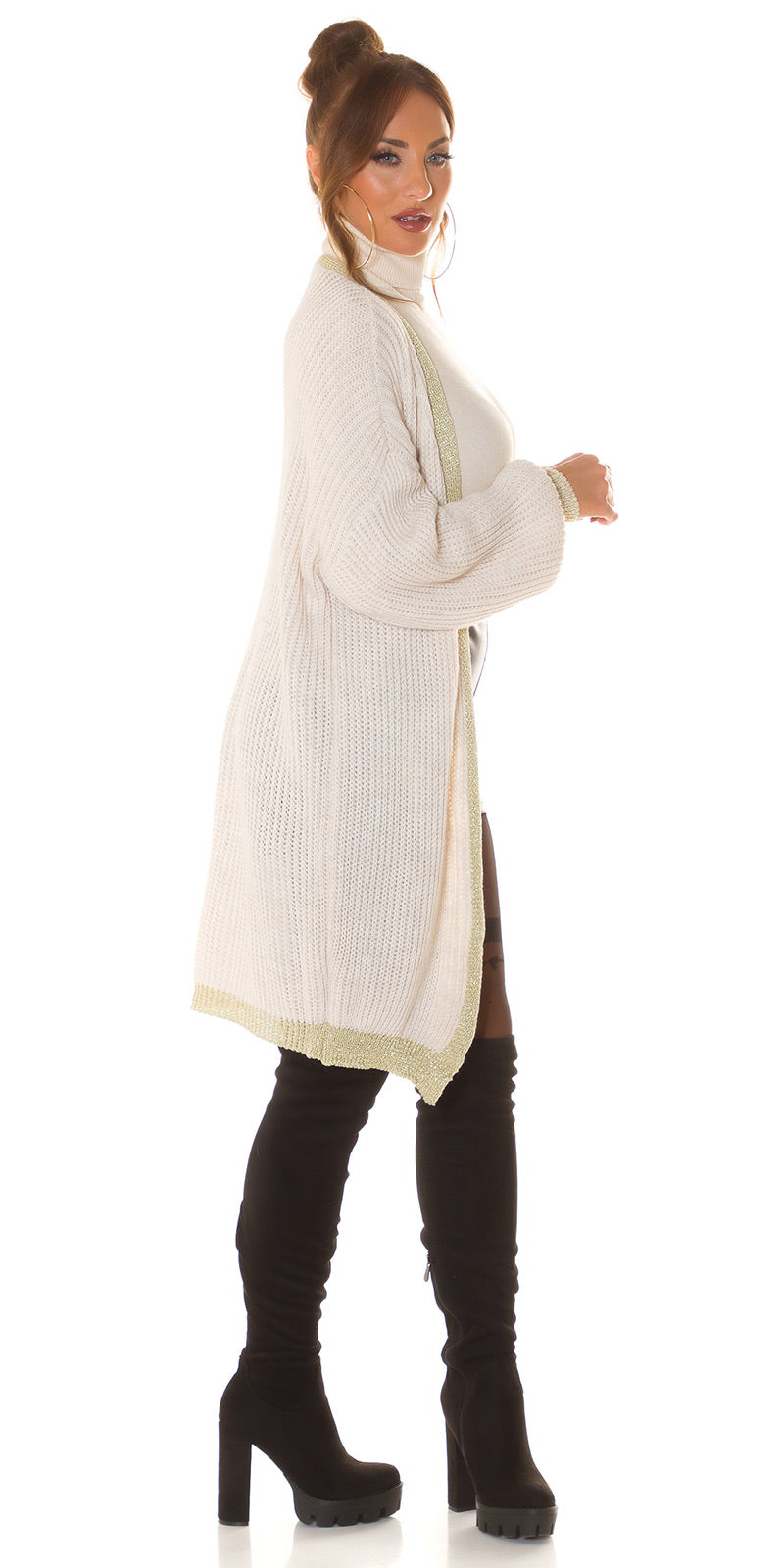 Modny kardigan oversize