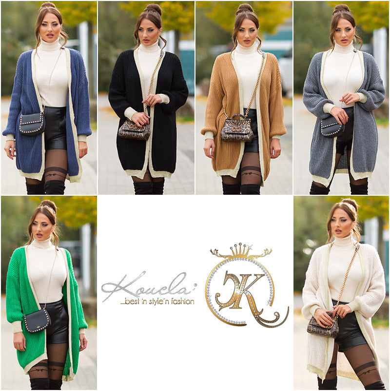 Modny kardigan oversize