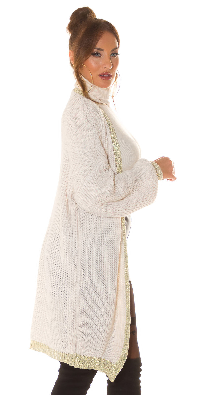 Modny kardigan oversize