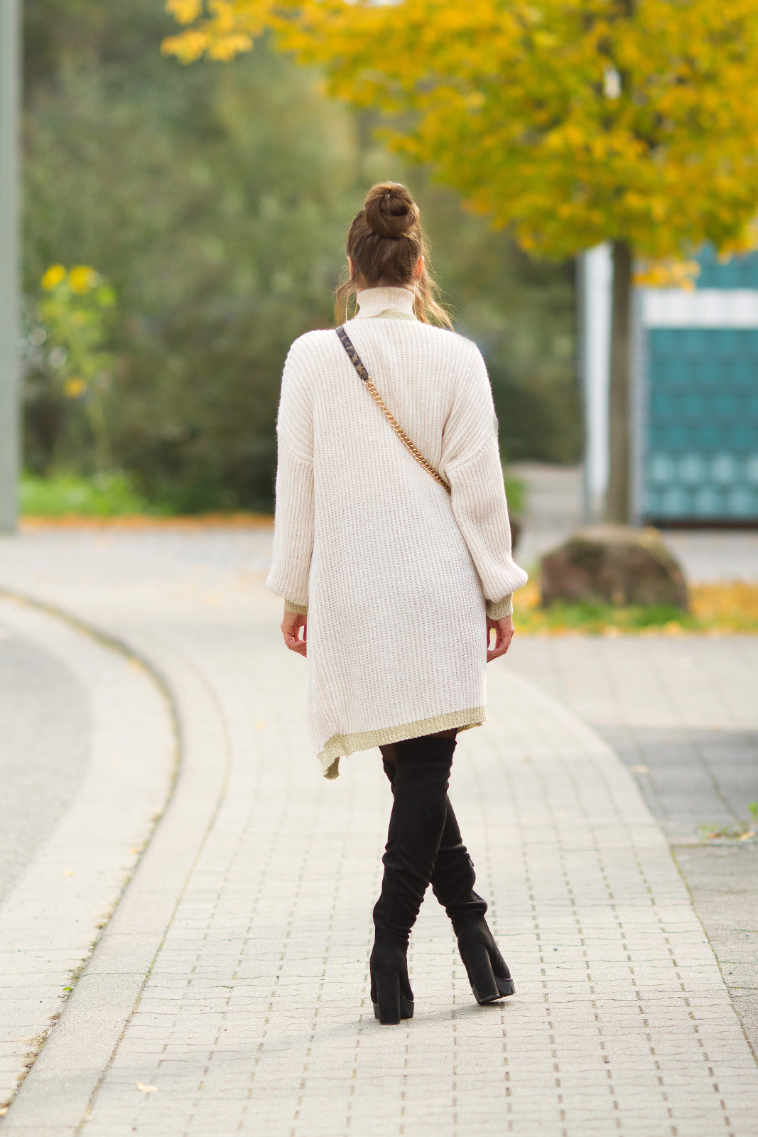Modny kardigan oversize