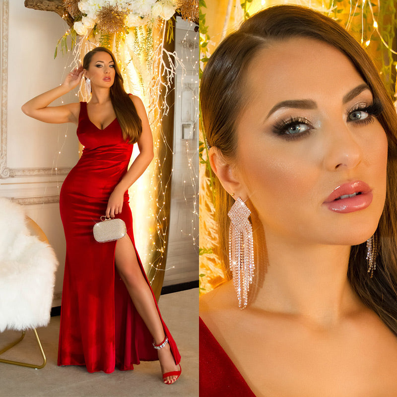 Eleganckie kolczyki z kryształkami