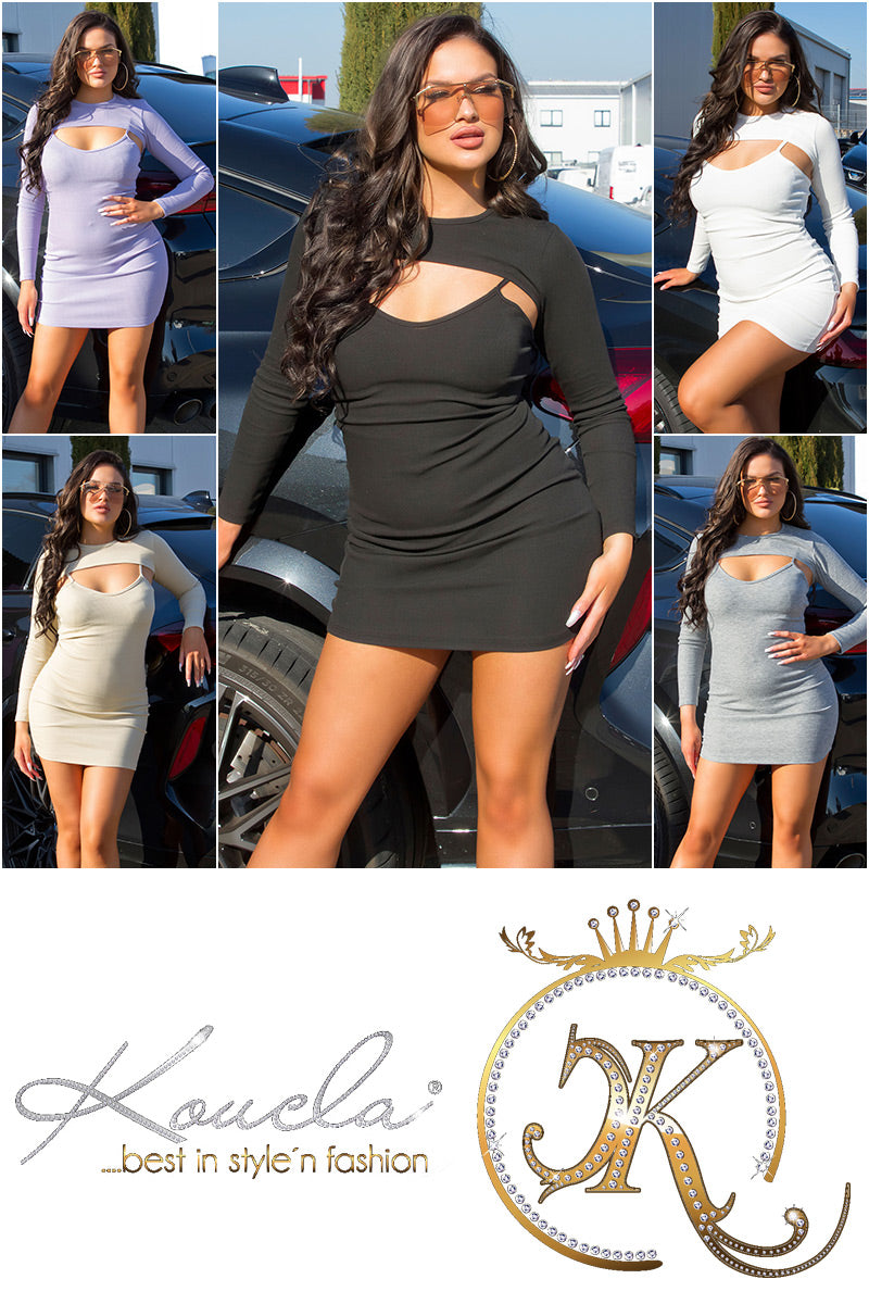 Sexy Basic Bodycon Spaghetti Strap Dress+Crop Top