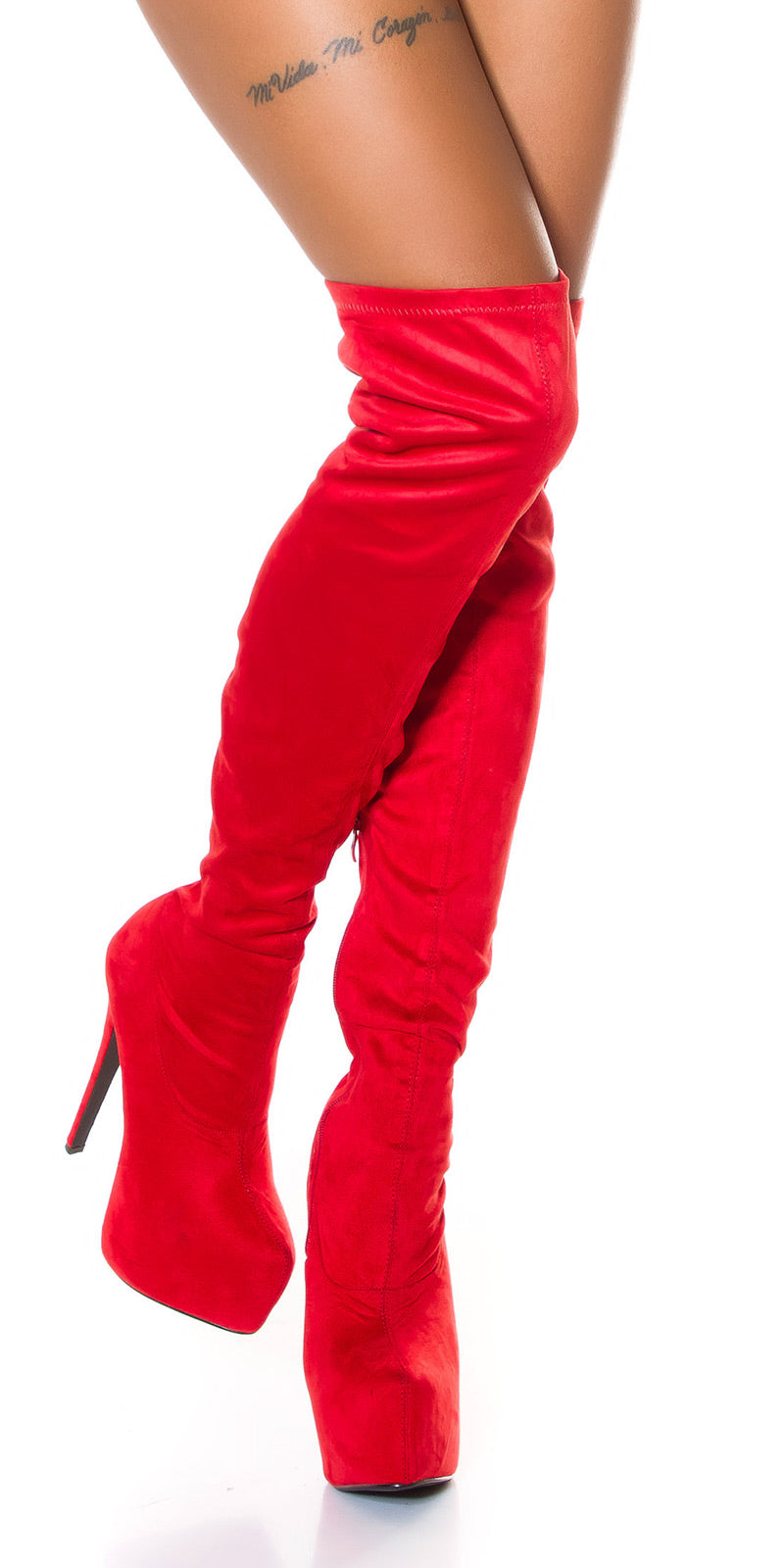 Sexy Plateau Overknees