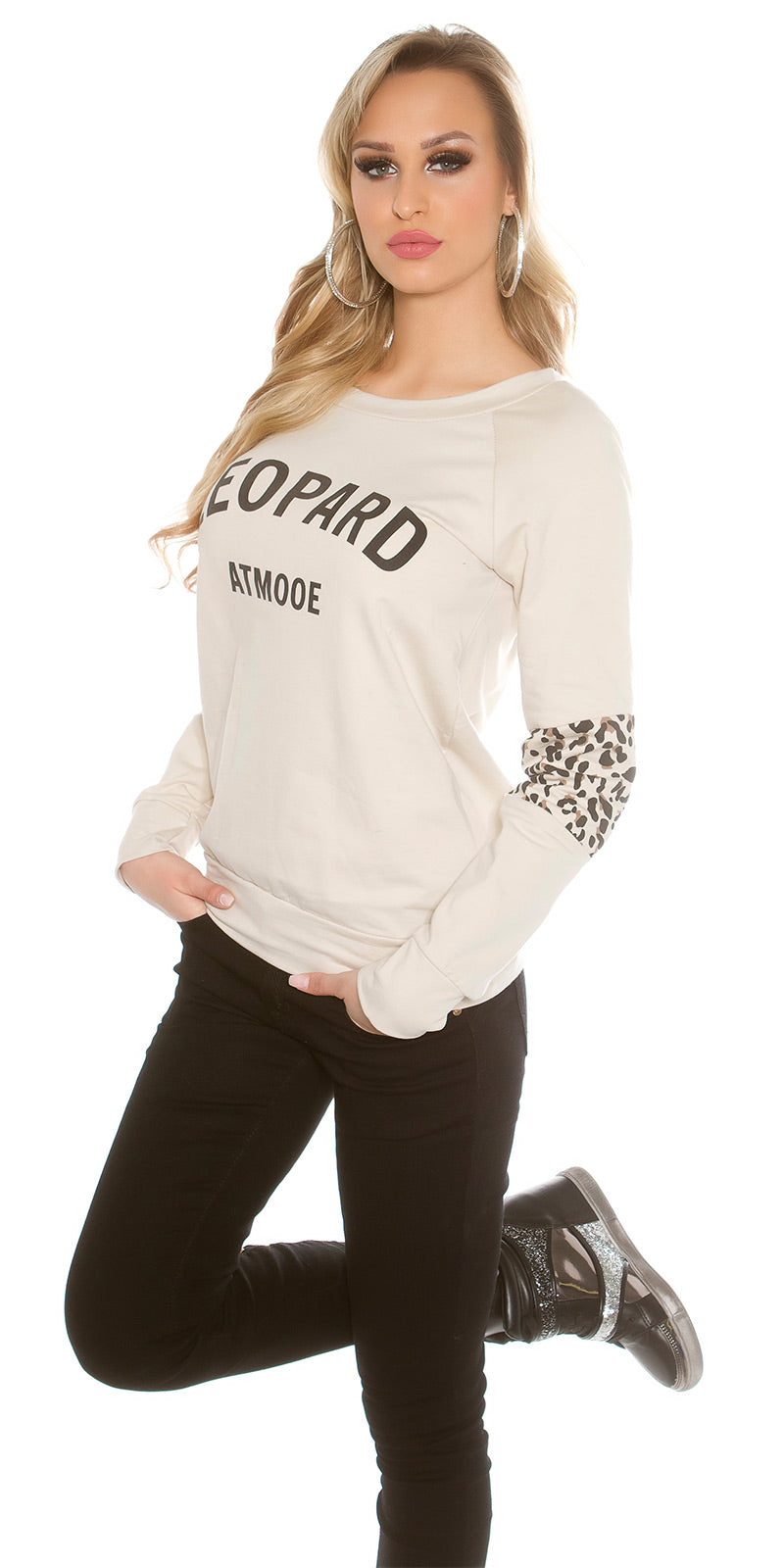 Modny sweter "Leopard"