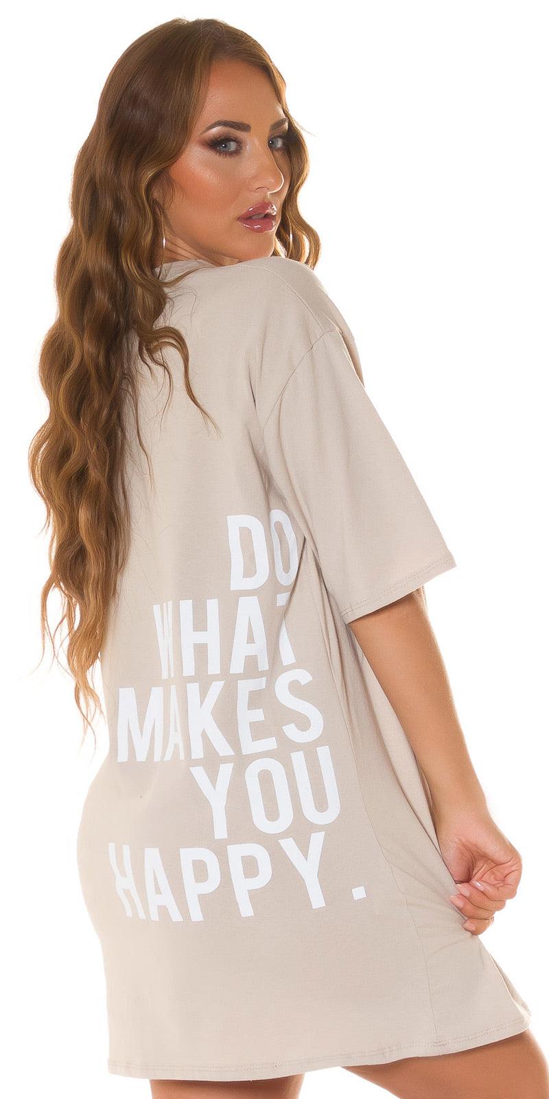 Sexy T-Shirt Dress "Happy"